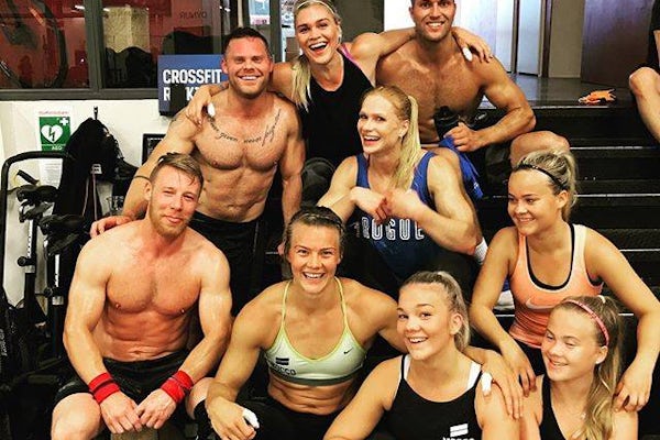 A group of very fit people.